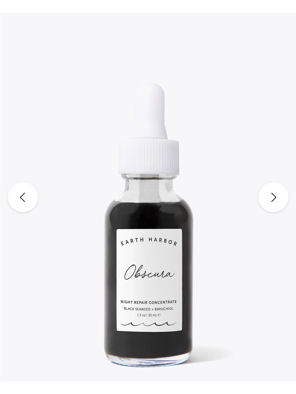 Earth Harbor Obscura Night Repair Concentrate